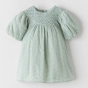 ZARA Toddler Girl Embroidered Romantic Dress